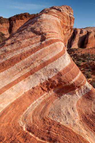 The Fire Wave in Valley of Fire, Nevada